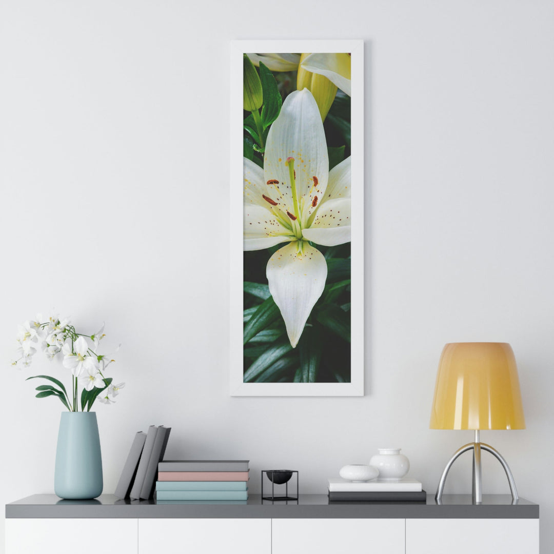 White Lily - Framed Print - Visiting This World