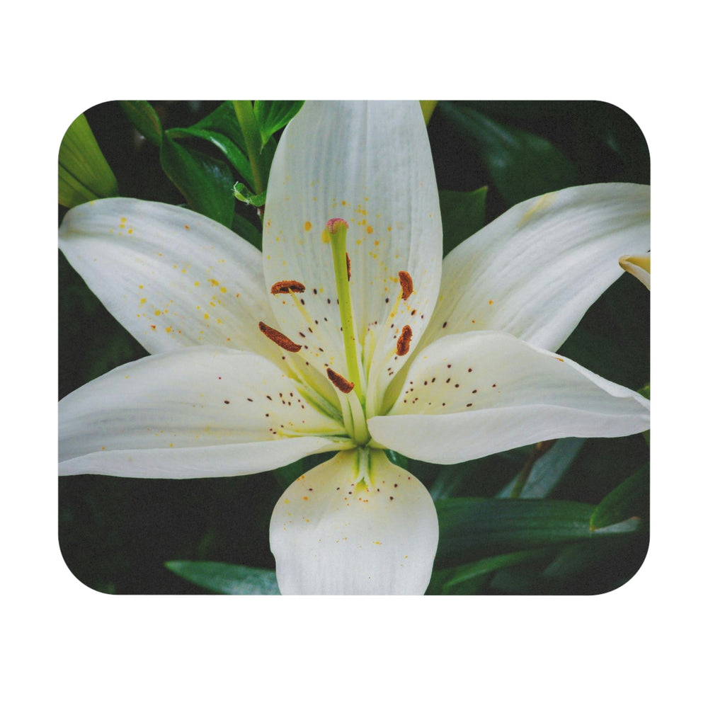 White Lily - Mouse Pad (Rectangle) - Visiting This World