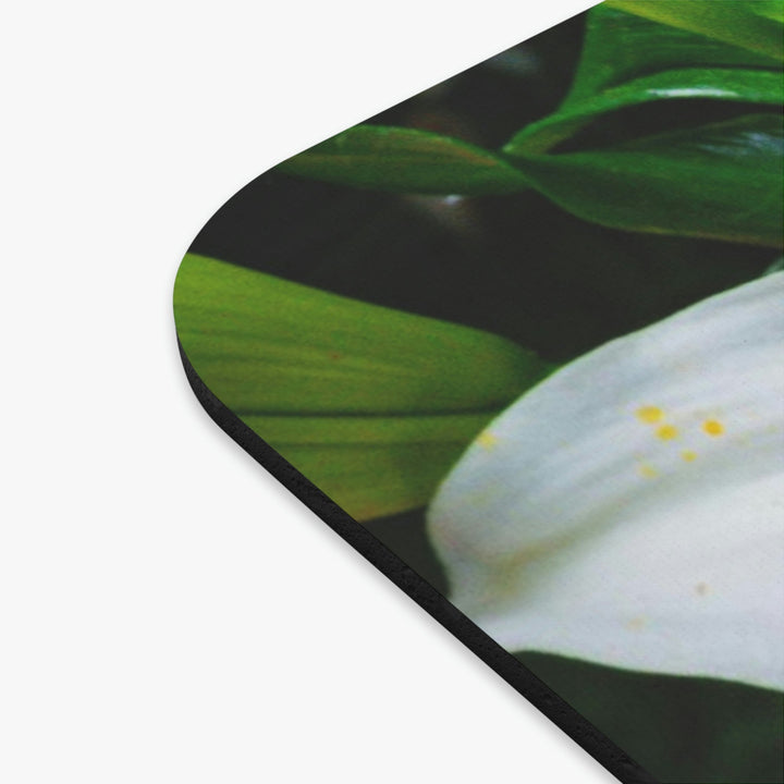 White Lily - Mouse Pad (Rectangle) - Visiting This World