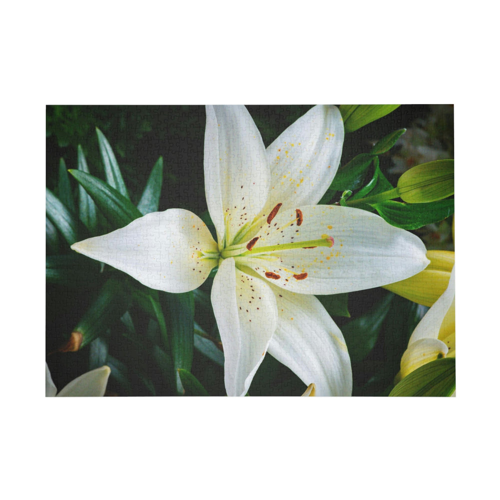 White Lily - Nature Puzzle (96, 252, 500, 1000-Piece) - Visiting This World