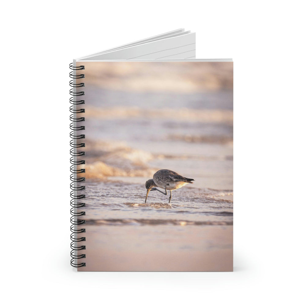 Willet Itch - Spiral Ruled Line Notebook - Visiting This World