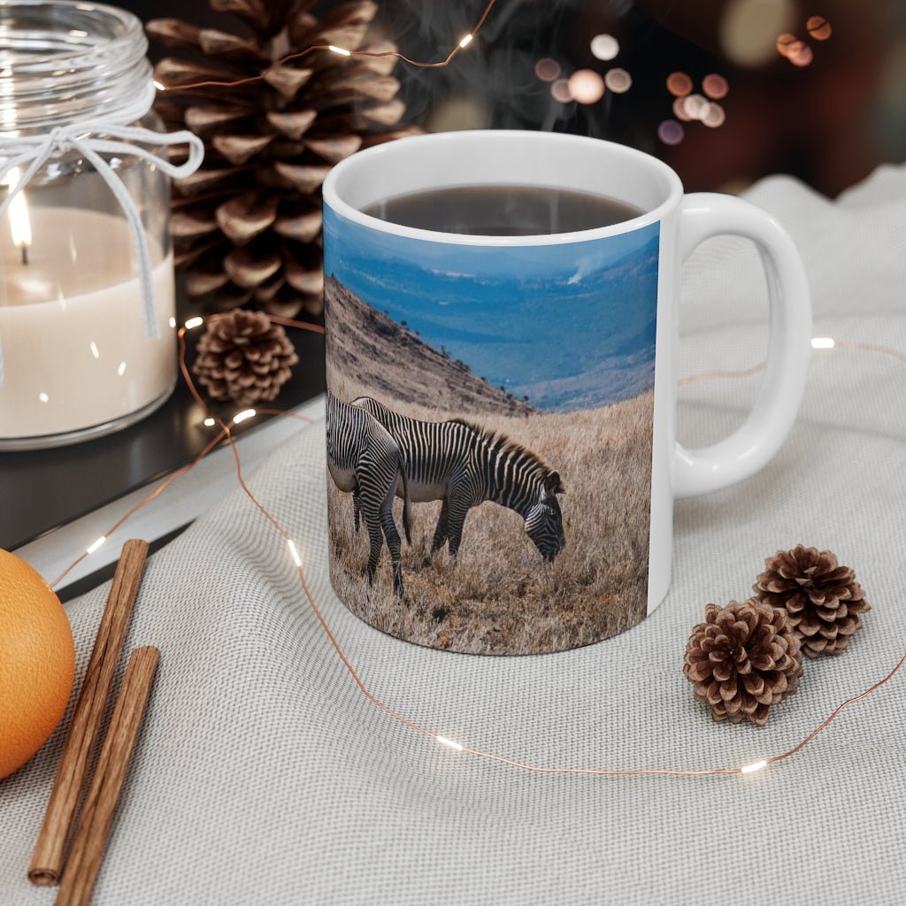 Zebra-Striped Expanse - Mug 11oz - Visiting This World