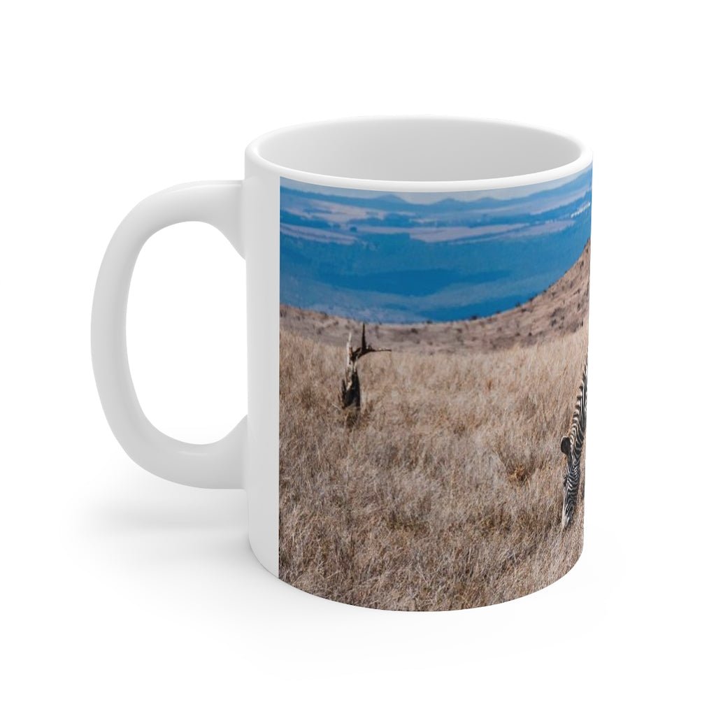 Zebra-Striped Expanse - Mug 11oz - Visiting This World