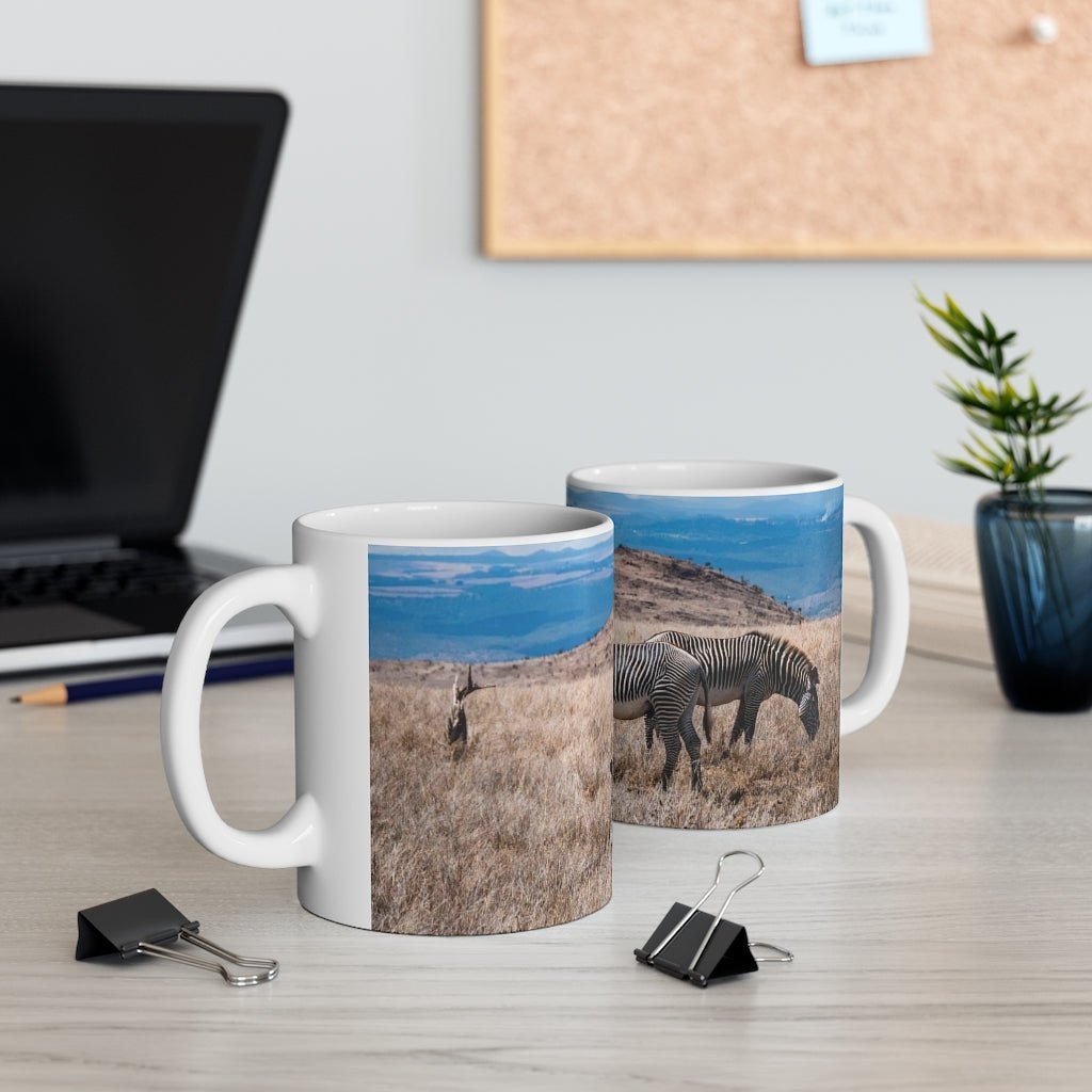 Zebra-Striped Expanse - Mug 11oz - Visiting This World