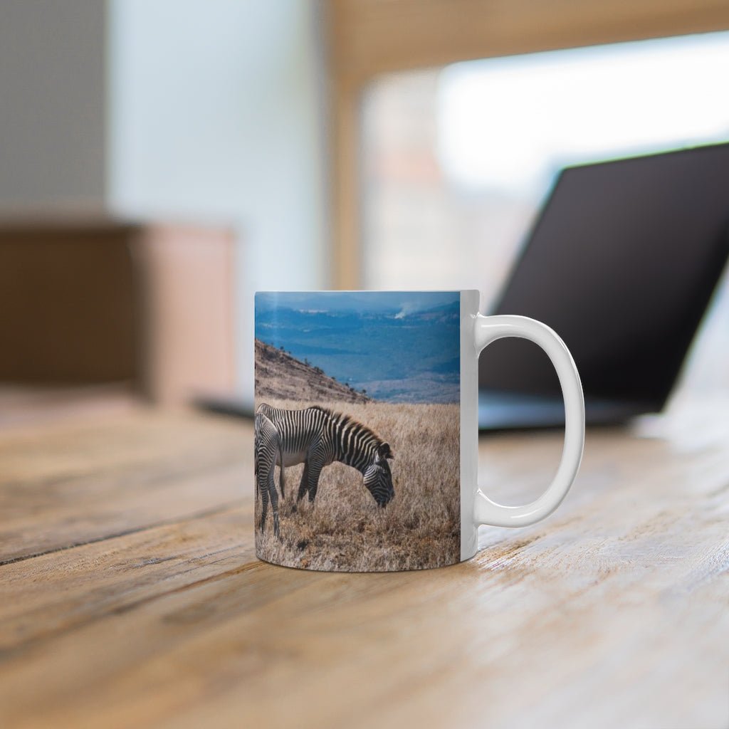 Zebra-Striped Expanse - Mug 11oz - Visiting This World